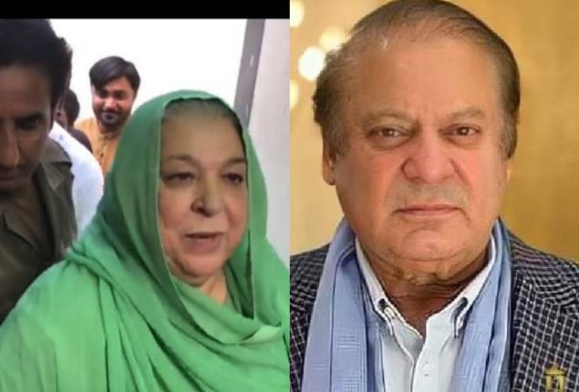 Yasmin Rashid challenges Nawaz Sharif to contest election against her