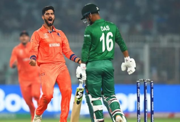 Netherlands upset Bangladesh to boost World Cup hopes