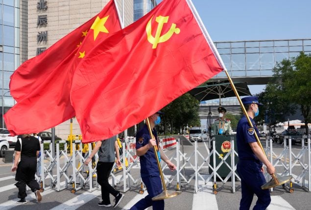 Foreign nationals hold up in China