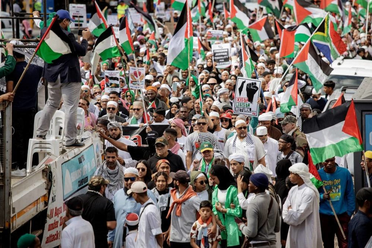 Protests in support of Palestinians