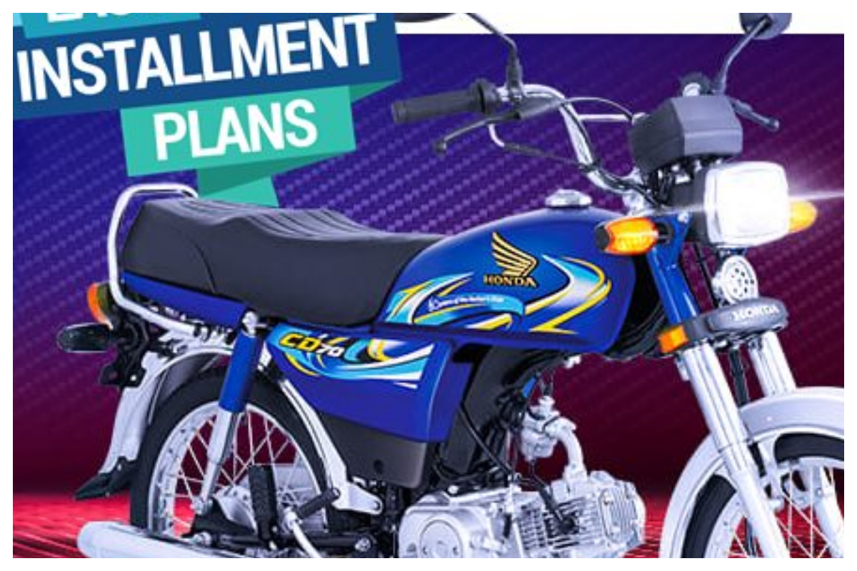 installment plans for Honda CD 70 bikes