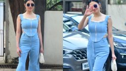 Divya Khosla Shines in a Corset Top as She Promotes Yaariyan 2