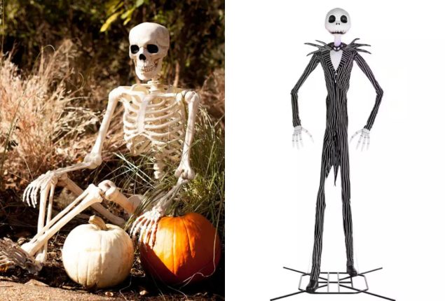 The Home Depot Skeleton of 2023 Is A 13-Foot Jack Skellington