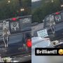 Hilarious Halloween Pickup Truck Decoration