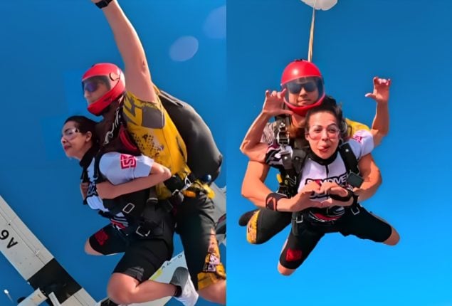 Malaika Arora Marks 48th Birthday with Skydiving Adventure