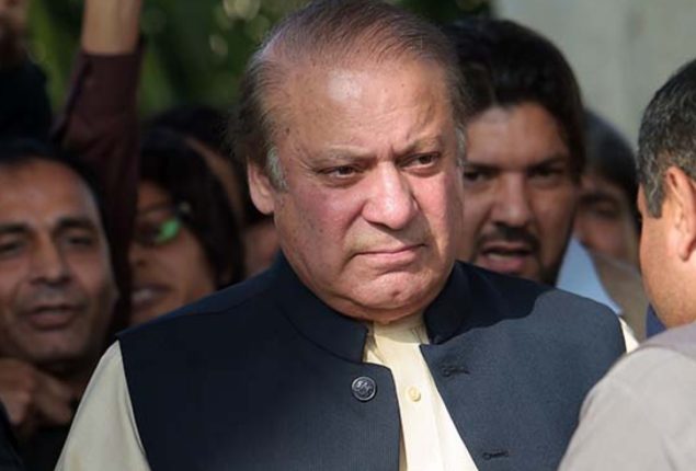 Supporters celebrate Nawaz Sharif’s return in a unique way
