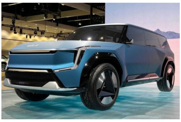 KIA unveils New Electric Vehicle that can convert into a sleeping bed
