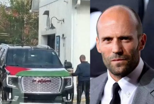 Jason Statham’s Video with Palestinian Flag Creates Buzz