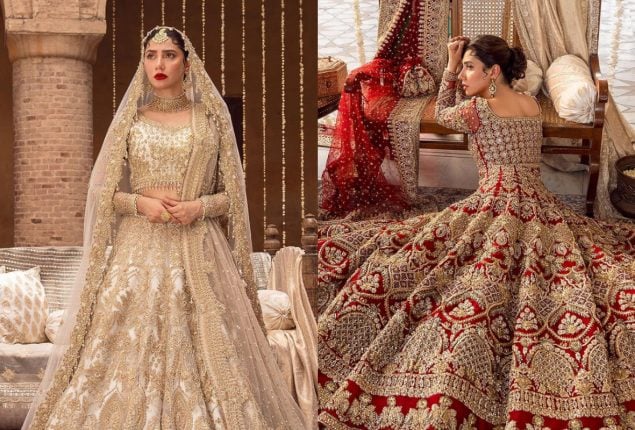 See Photos: Mahira Khan Unveils Stunning Bridal Collection