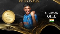 Subhman Gill wins ICC Men's Player of the Month Award for September