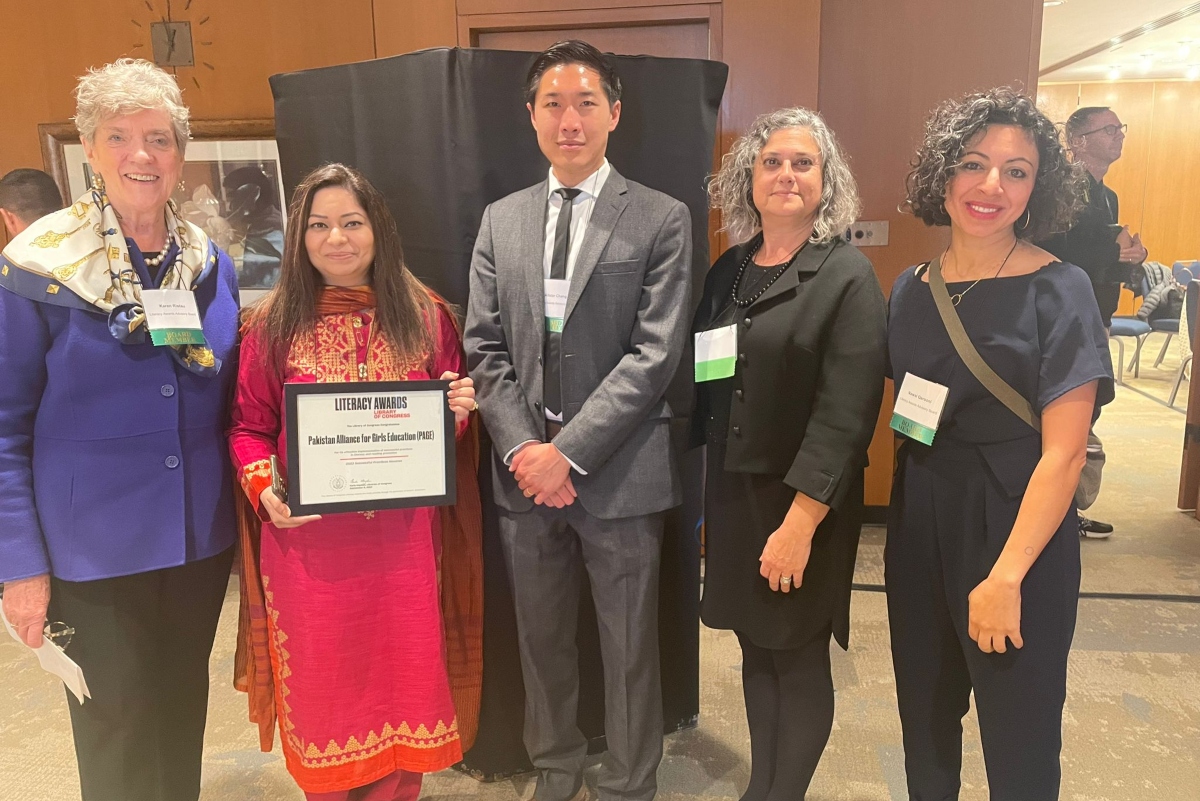 Pakistani body dedicated to promoting education receives 2023 Library of Congress Literacy Award