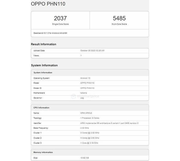 Oppo Find N3 Fold is Nearing Launch: Geekbench Test and Rumored Features