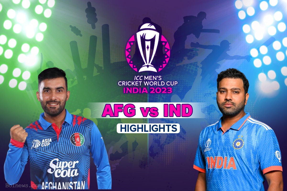 ICC World Cup 2023 Full Highlights: India vs Afghanistan Highlights | Match 9