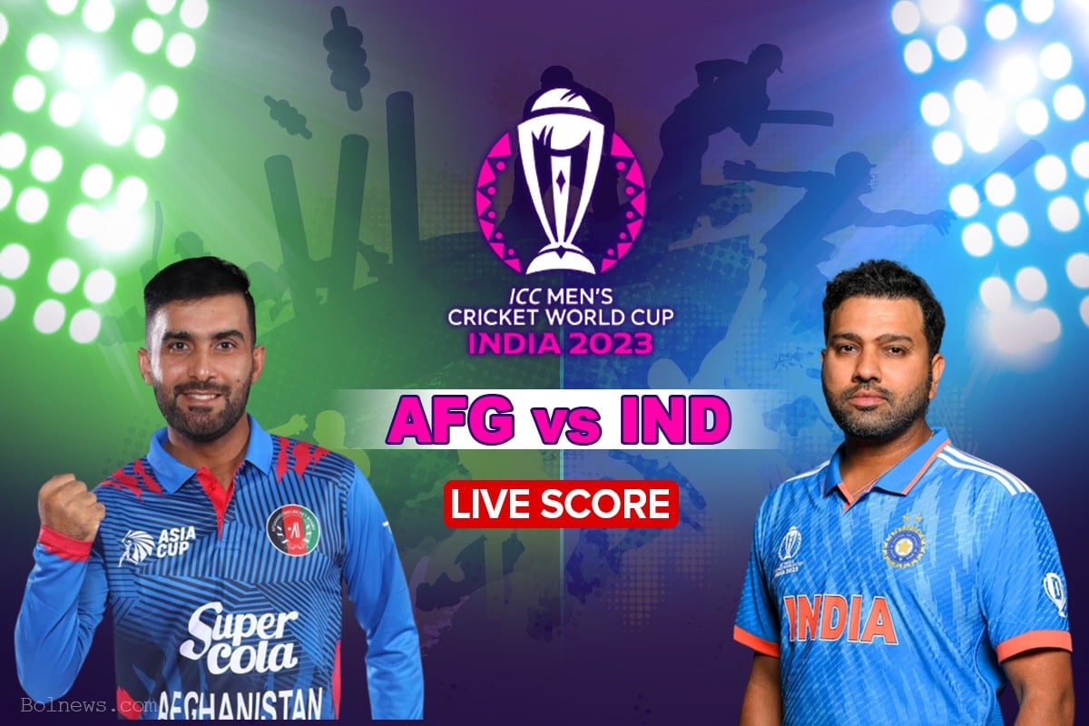 ICC World Cup 2023 Live Score: India vs Afghanistan Live score | Match 9