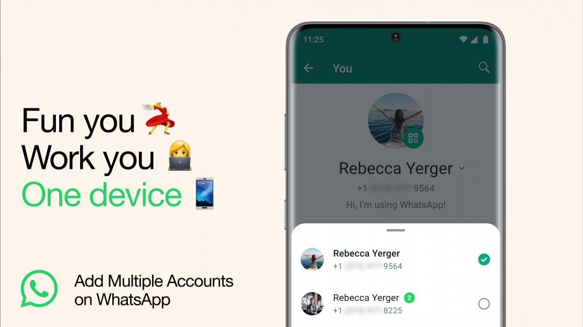 WhatsApp now lets you use multiple accounts on Android