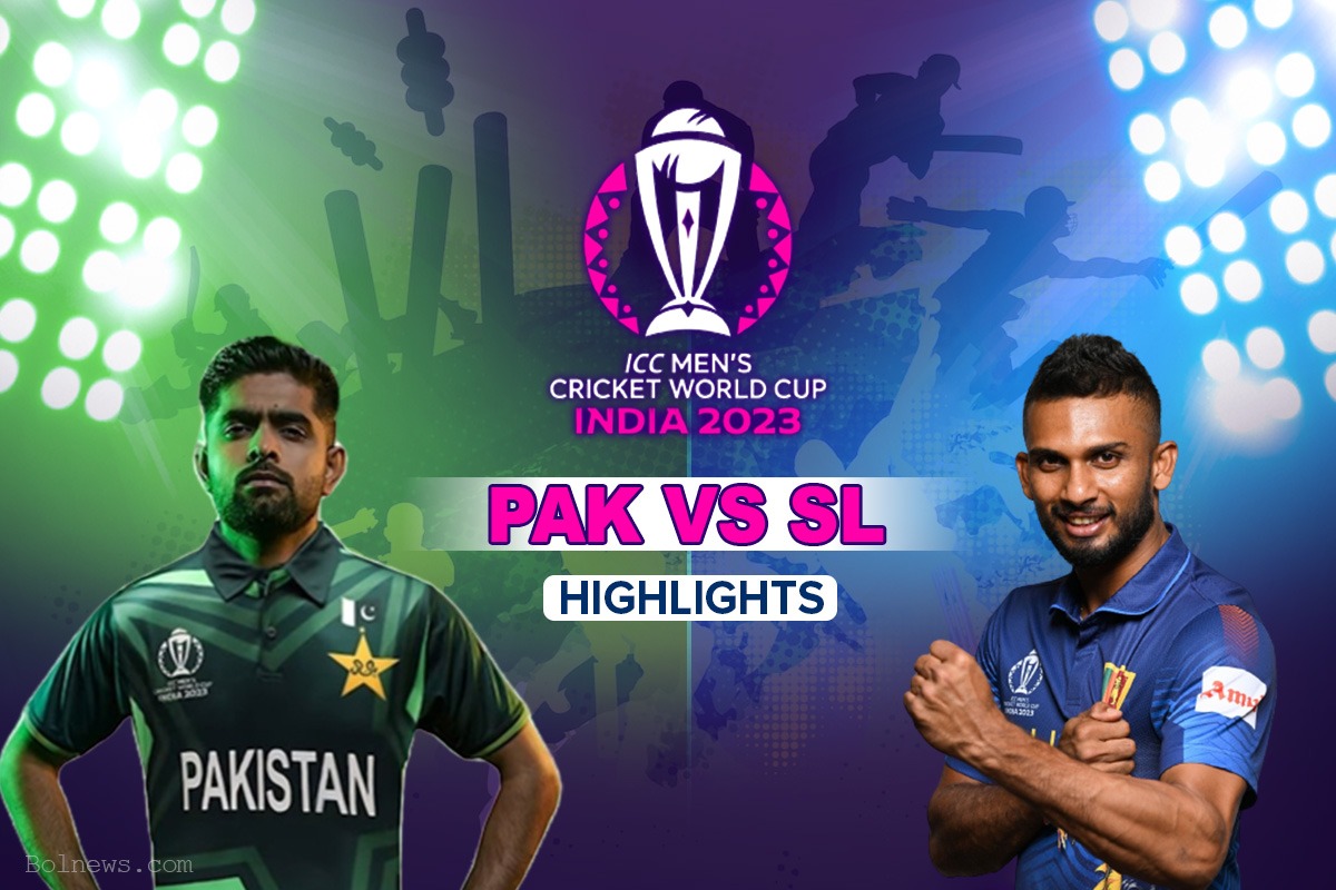 ICC World Cup 2023 Full Highlights: Pakistan vs Sri Lanka Highlights | Match 8