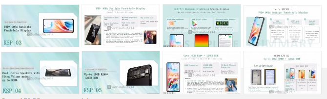 Oppo A79 Design Leaks in Promos