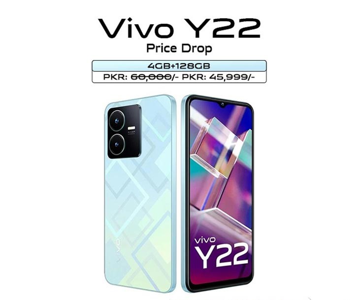 Vivo Y22 Price Decreased in Pakistan; Check Out New Price Here