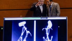Mexican Congress hosts 2nd UFO session with mummies from Peru