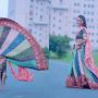 Internet Amazed by Woman’s Lehenga Somersault