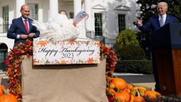Turkey Pardon 2023: Joe Biden helps Liberty & Bell dodge Thanksgiving knife