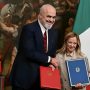 Giorgia Meloni lauds migrants deal with Albania as possible model for EU