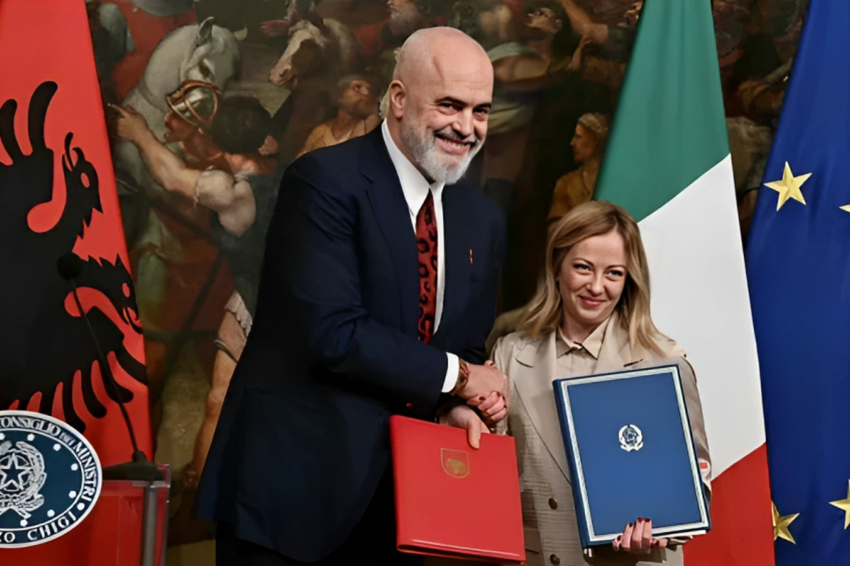 Giorgia Meloni lauds migrants