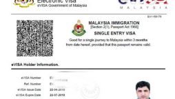 Malaysia visit visa fee for Pakistani