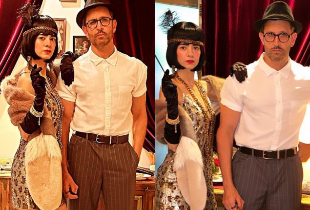 Hrithik Roshan & Saba Azad Flaunt Vintage Style at Birthday Bash!