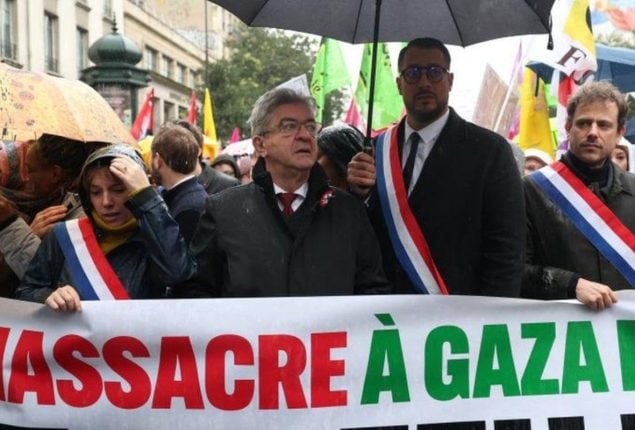 French march over antisemitism