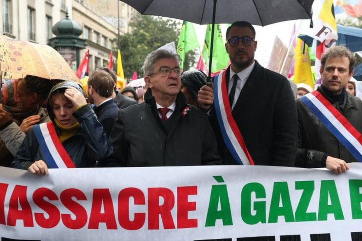 French march over antisemitism