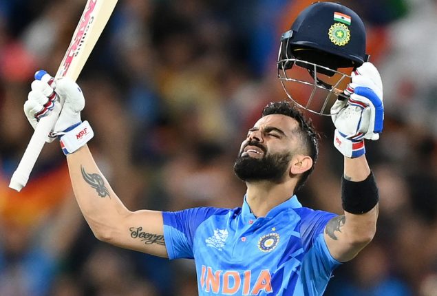 Kohli’s Ton Ties Tendulkar for Most ODI Centuries