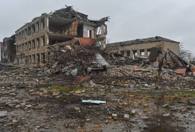 Ukraine Reports Record-High Russian Bombing in Kherson Region