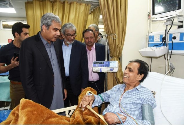 Naqvi visits NICVD to evaluate its model to replicate it in Punjab