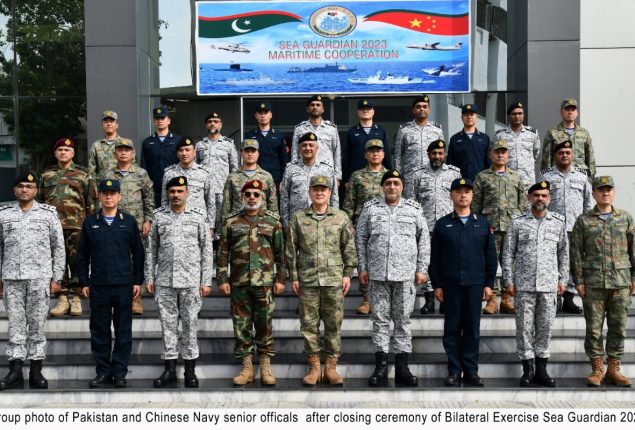 Pak-China joint Naval Exercise Sea Guardian-2023 culminates