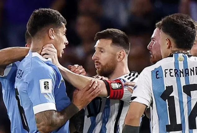 Messi Criticizes Uruguay's Players Following 2-0 Loss