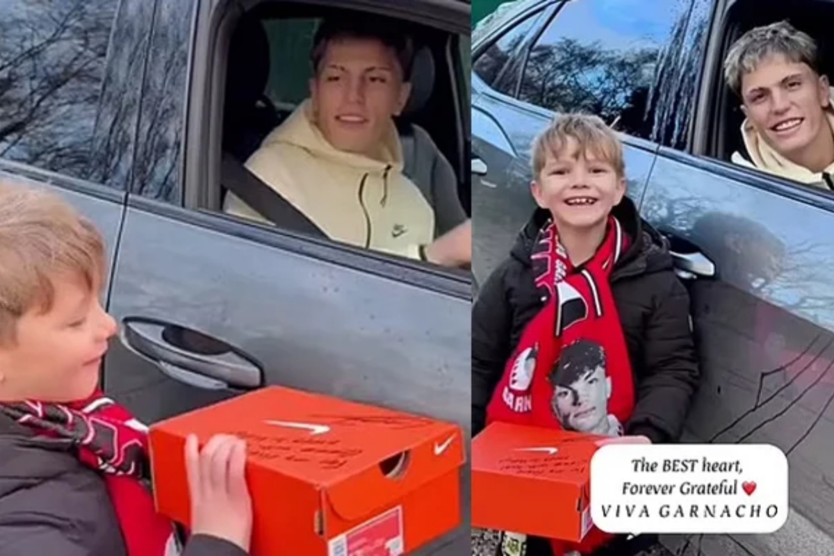 Alejandro Garnacho Brings Tears of Joy with Birthday Boot Gift