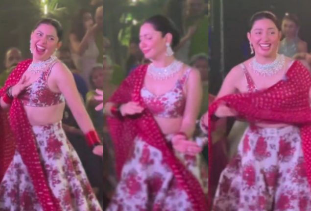 Watch Video: Mahira Khan’s Dance At Turhan James Wedding
