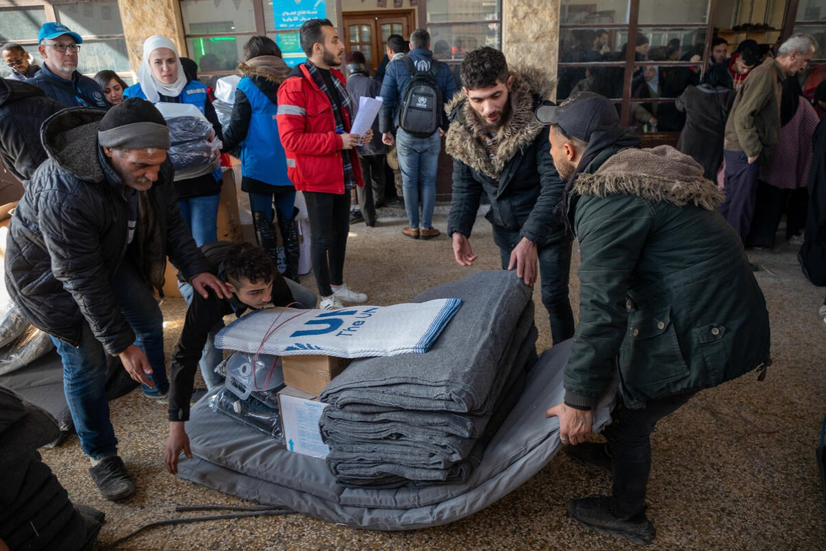 Icelandic earthquake refugees