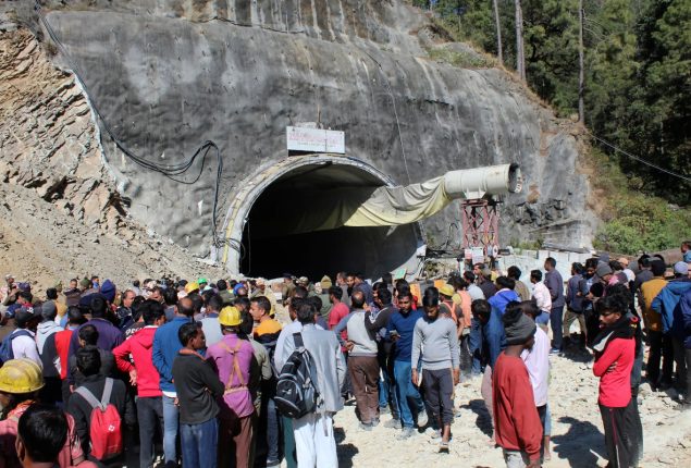 Indian rescuers still 40 metres away from laborers held in collapsed tunnel