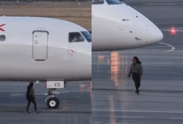 Woman Halts Flight