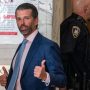Donald Trump Jr hails genius father in New York fraud trial