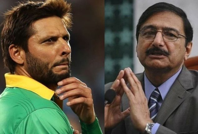 Shahid Afridi lashes out at Zaka Ashraf over PCB mismanagement