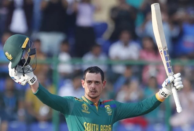 Quinton de Kock breaks record during ICC World Cup 2023 match against New Zealand