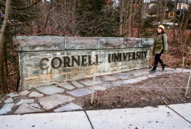 Cornell student held over slurs to Jewish peers