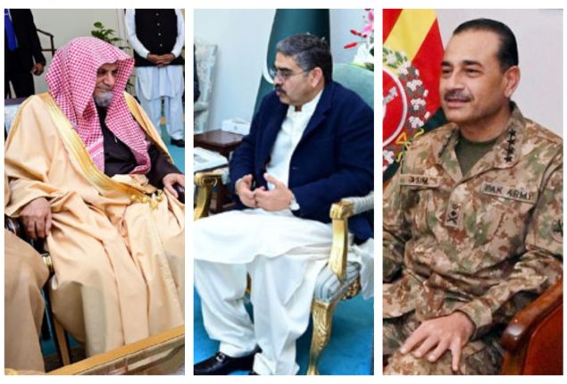 Imam-e-Kaaba, PM & COAS express solidarity with people of Palestine & Kashmir