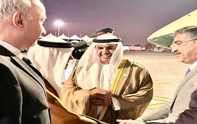 Caretaker PM arrives in Dubai to attend UN Conference of Parties