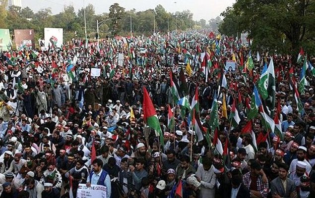 Rallies held to express solidarity with Palestinians