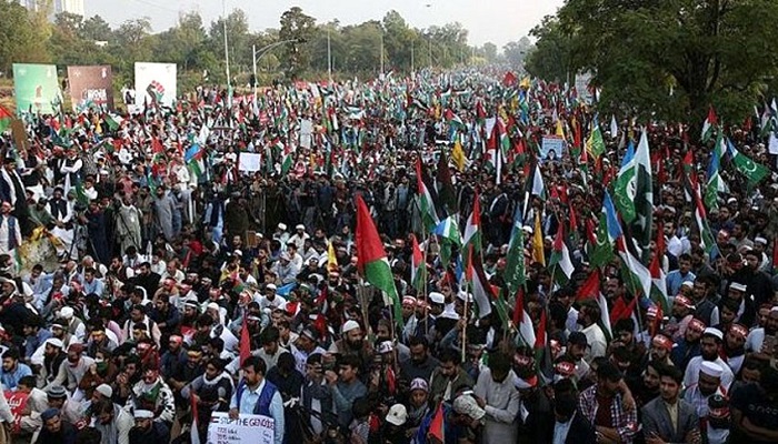 Rallies held to express solidarity with Palestinians