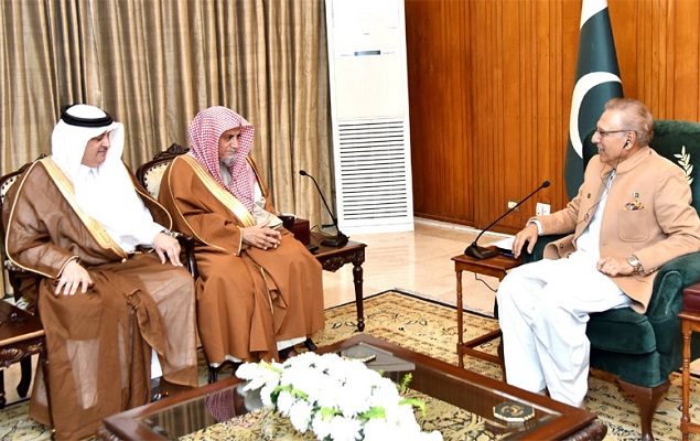 Pakistan firmly supports just, peaceful settlement of Palestine issue: President Alvi